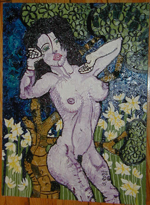 purple woman